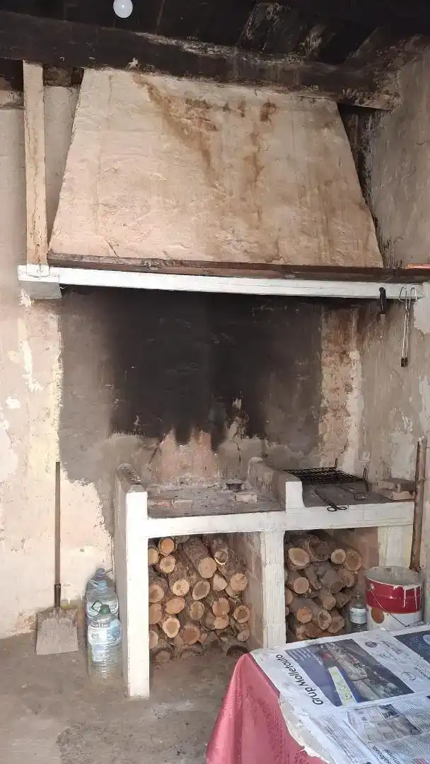 Cuina de Finca rústica en venda en Palacios de la Sierra amb Moblat, Rentadora i TV