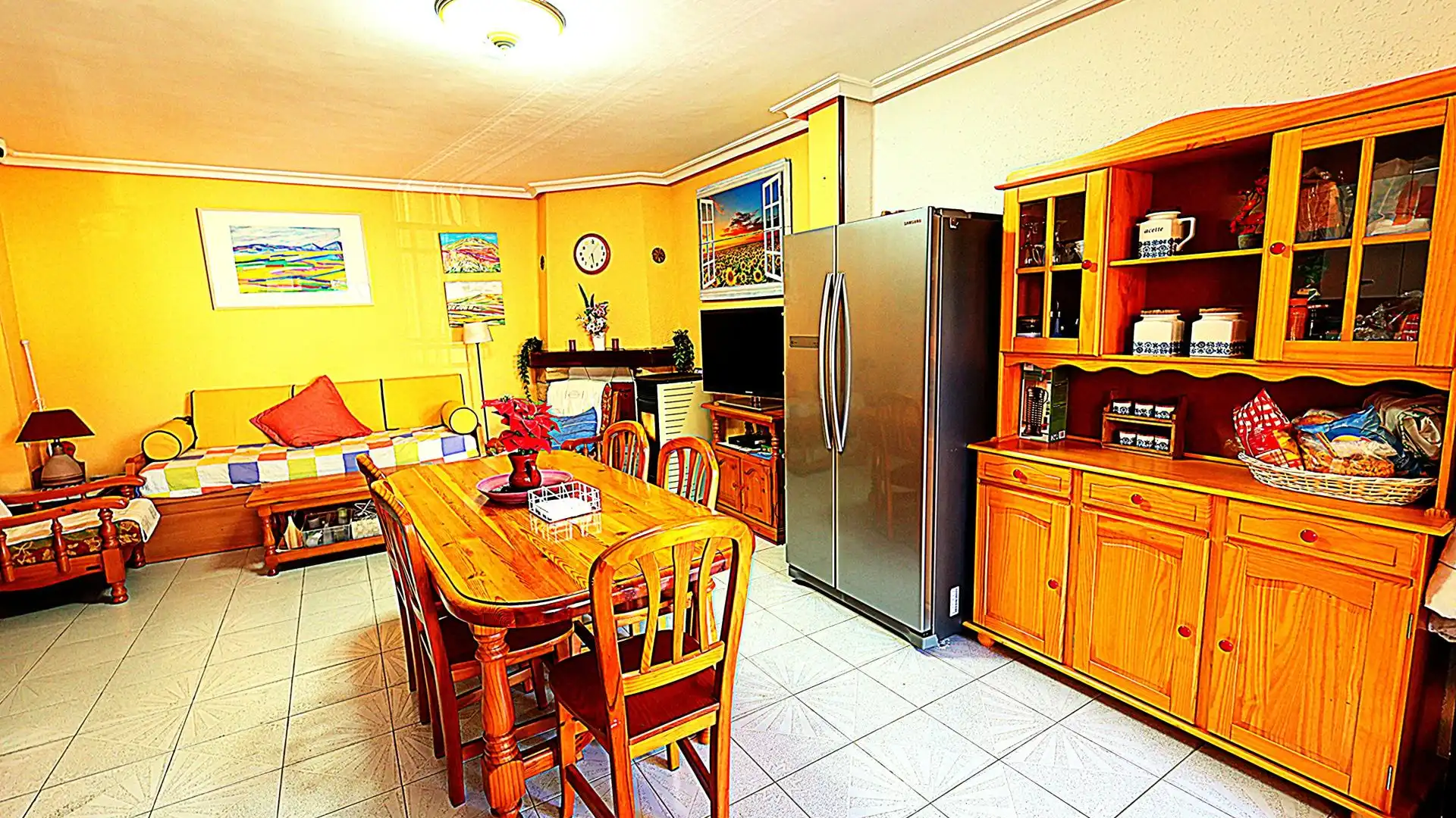 Cocina de Casa adosada en venta en Cacabelos con Calefacción y Balcón