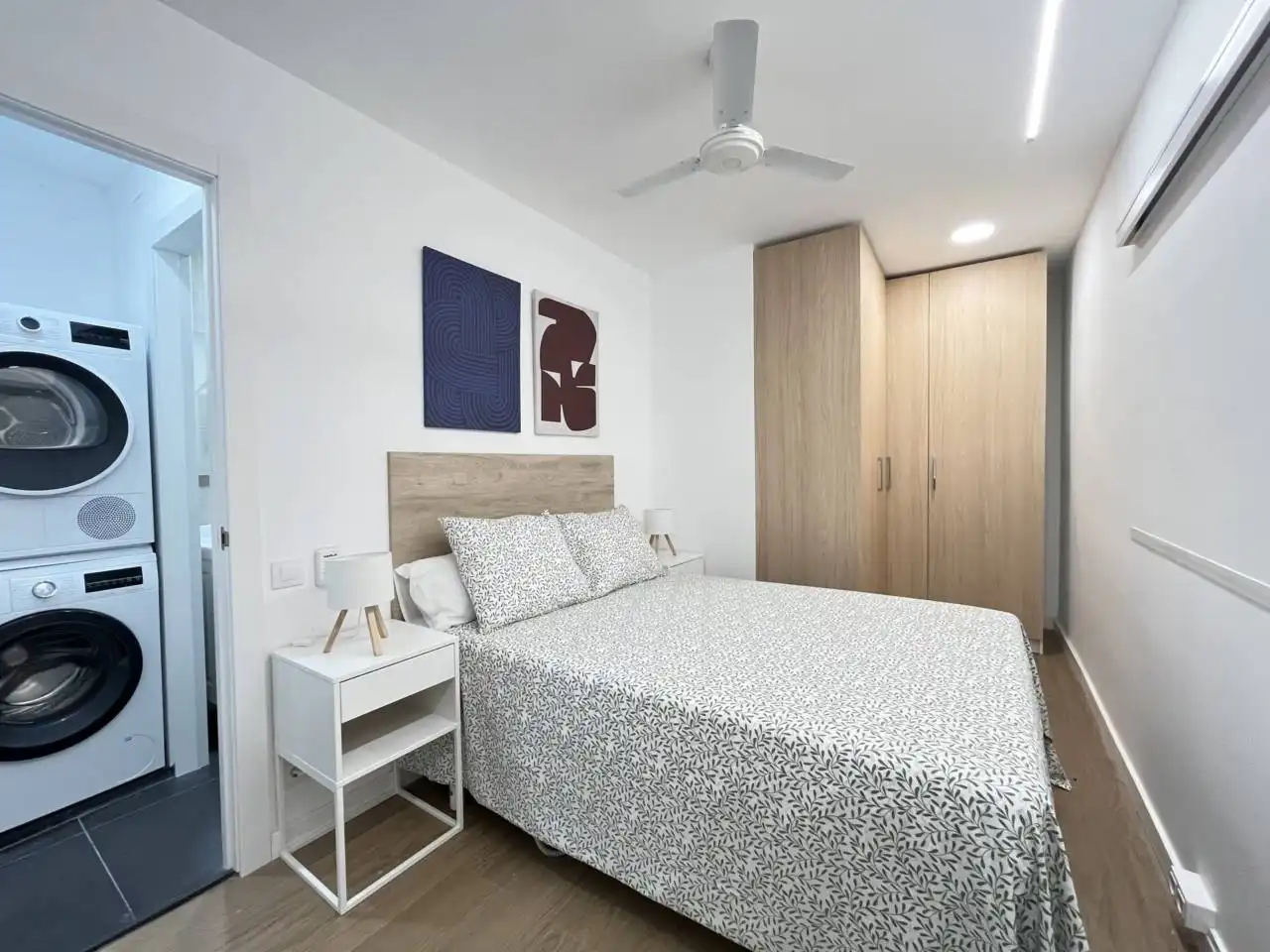 Habitación de Estudio de alquiler en Barcelona con Aire acondicionado, Calefacción y Parquet