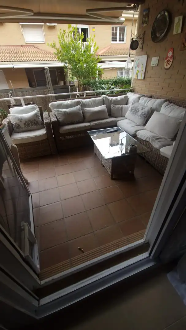 Terrassa de Casa adosada en venda en Valdemoro amb Aire condicionat, Calefacció i Jardí privat
