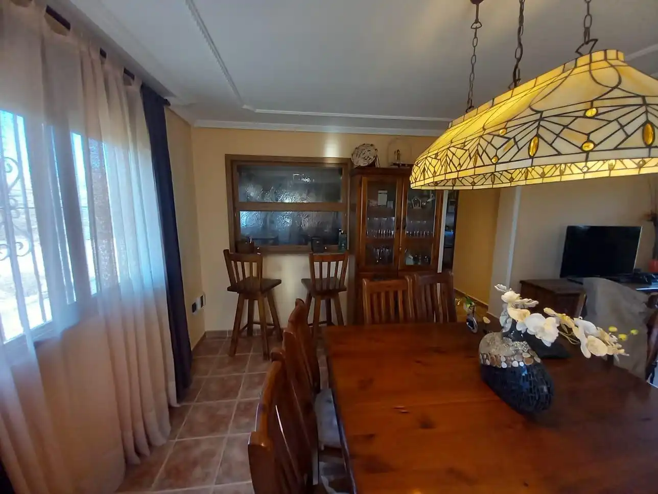 Esszimmer von Haus oder Chalet zum Verkauf in Alicante / Alacant mit Klimaanlage und Schwimmbad