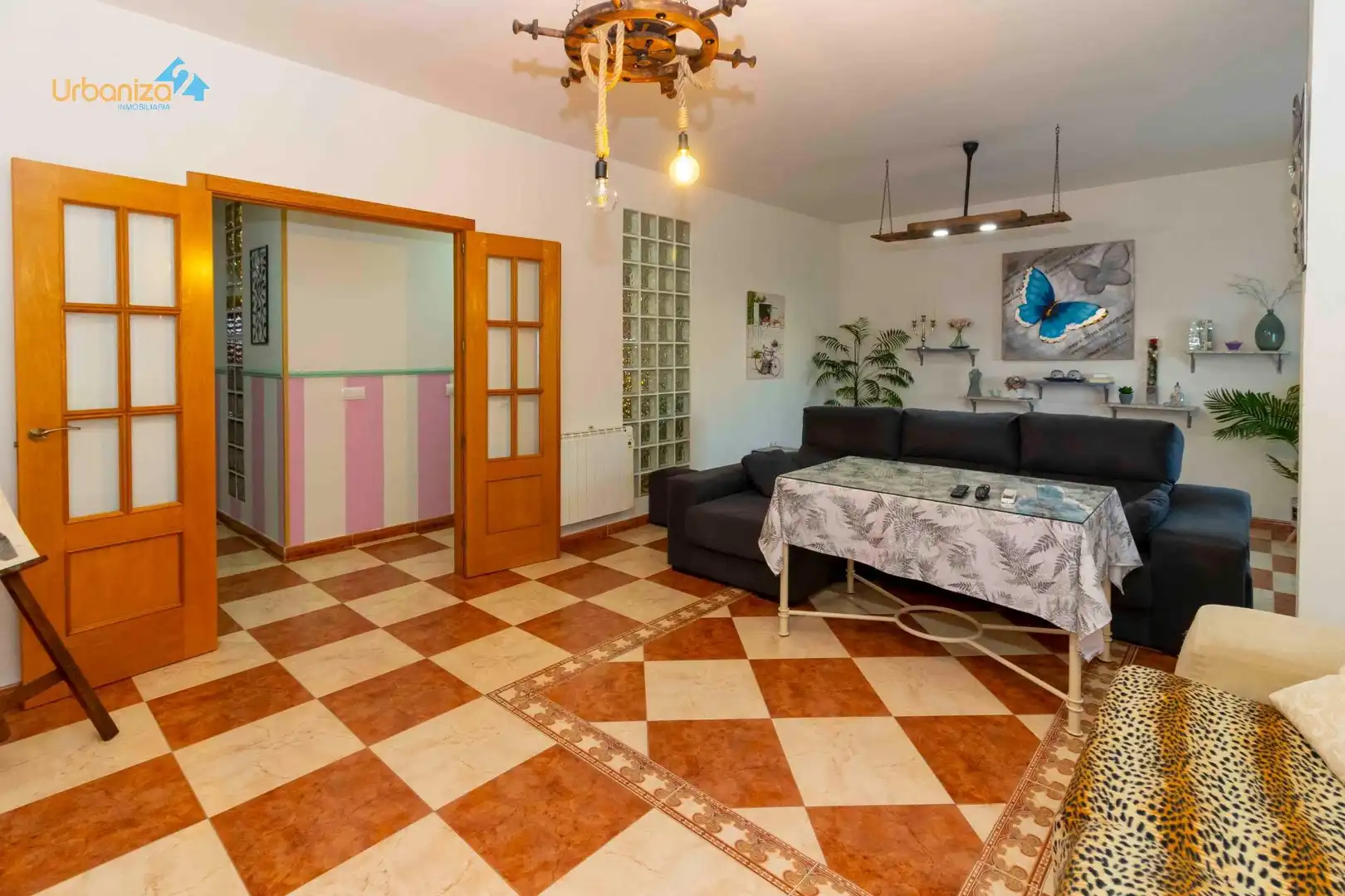 Sala de estar de Casa o chalet en venta en Badajoz con Terraza