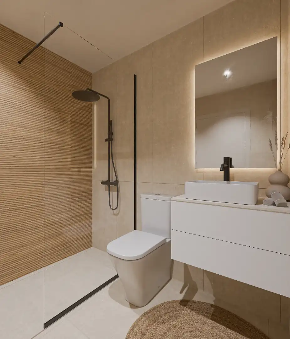 Baño de Apartamento en venta en Cullera con Aire acondicionado, Calefacción y Terraza