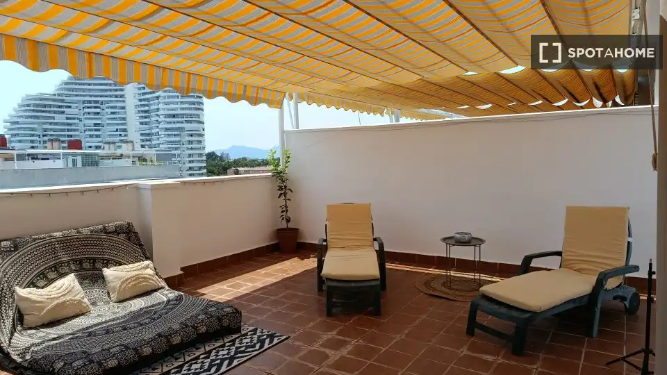 Terrasse von Wohnung zur Miete in Canet d'En Berenguer mit Klimaanlage, Heizung und Möbliert