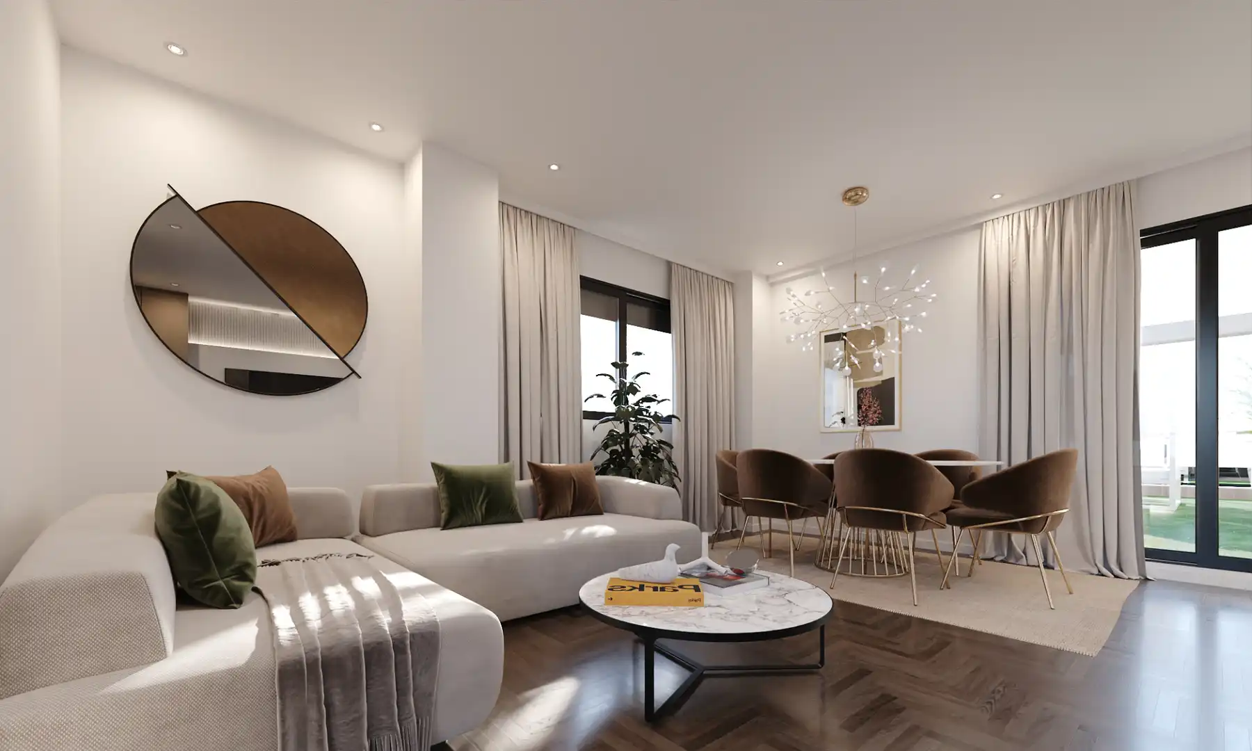 Living room of Attic for sale in Murcia  with Air Conditioner, Heating and Parquet flooring