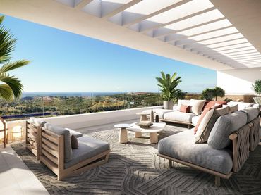 Appartement compact avec piscine à vendre à Casares pueblo