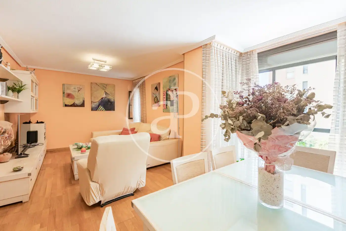 Sala de estar de Piso en venta en Madrid con Aire acondicionado, Calefacción y Jardín privado