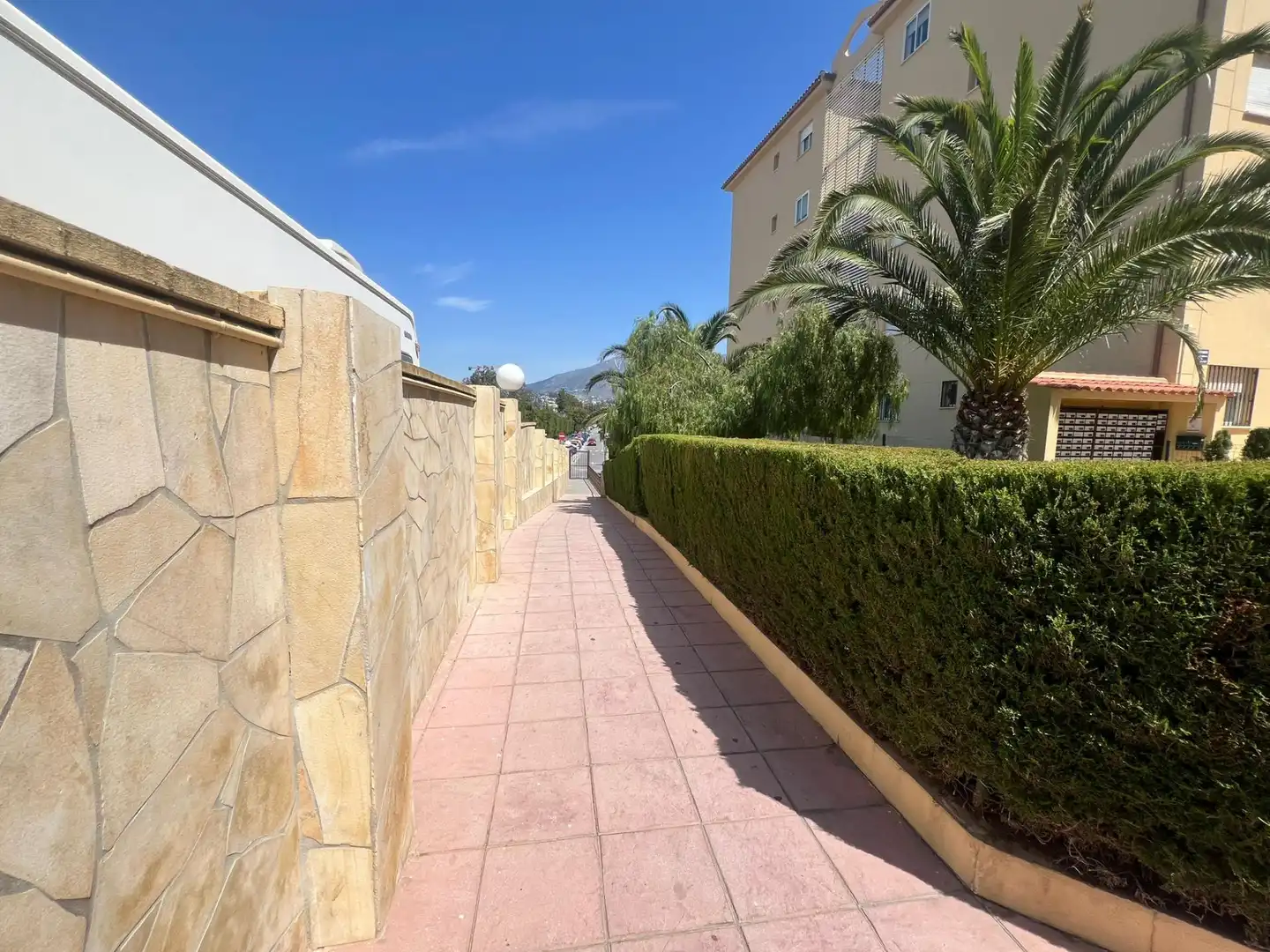 Exterior view of Apartments for sale in Mijas  with Private garden, Storage room and Alarm