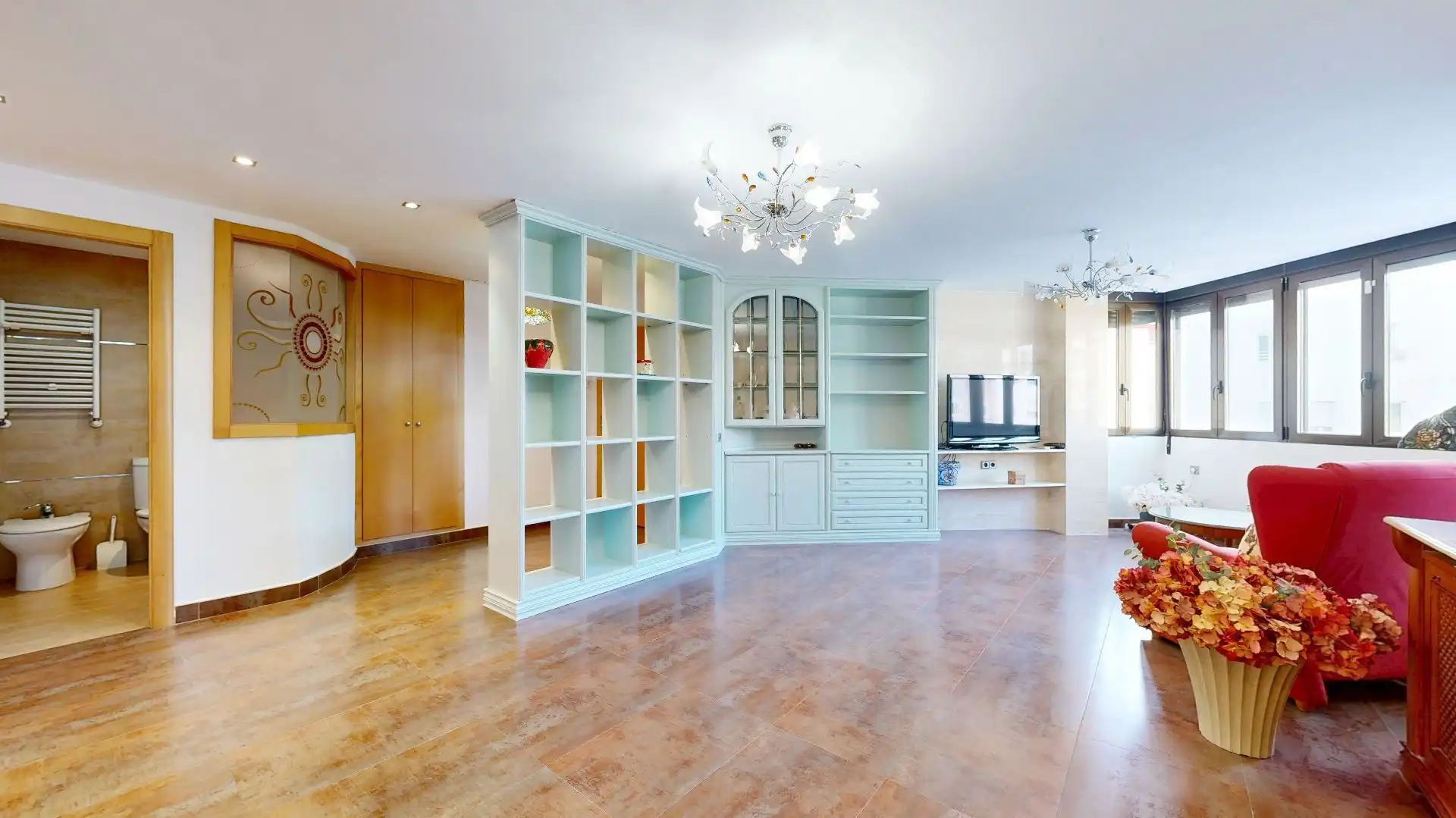 Sala d'estar de Pis en venda en Valencia amb Aire condicionat i Calefacció
