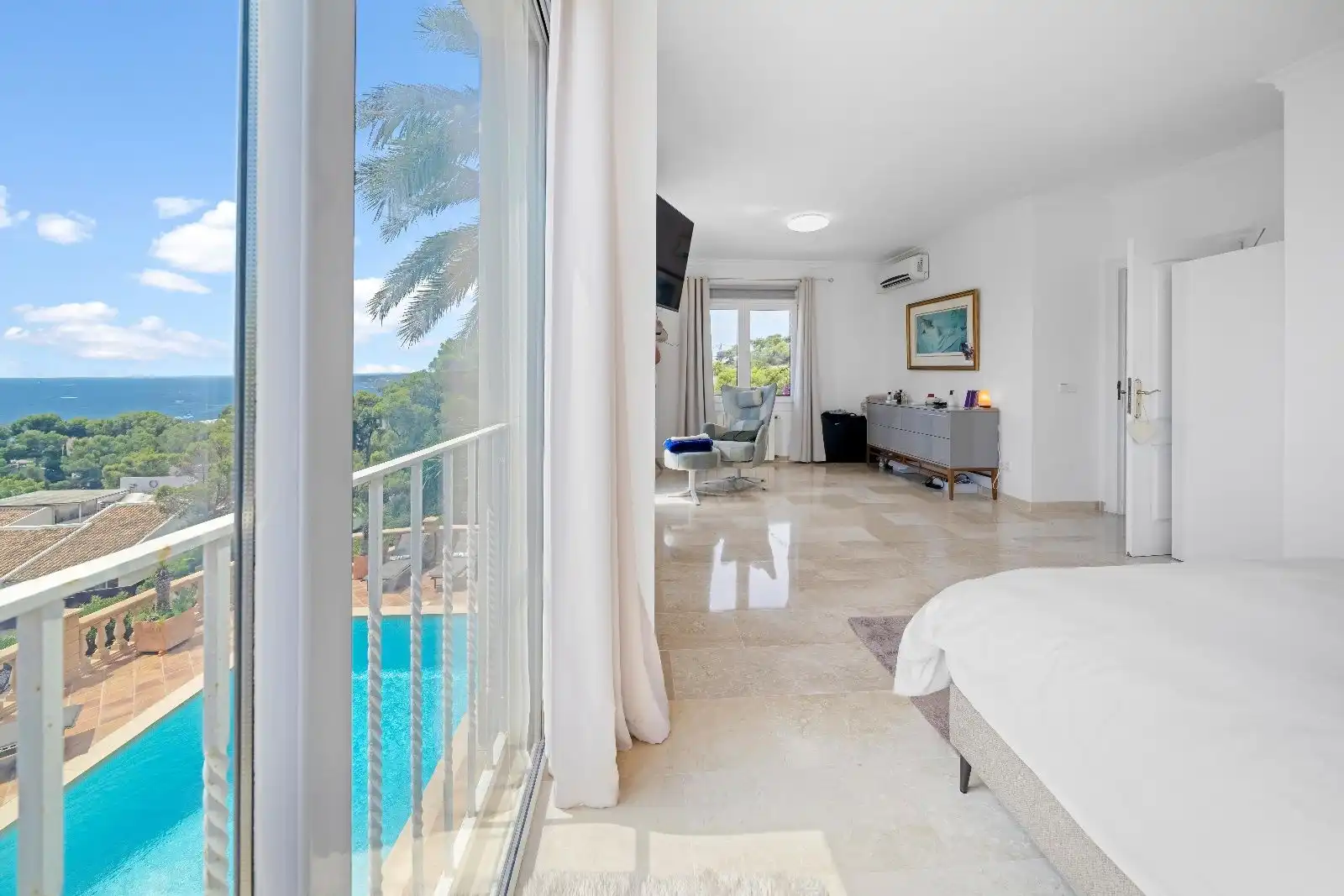 Bedroom of Houses for sale in Calvià  with Air Conditioner, Heating and Private garden