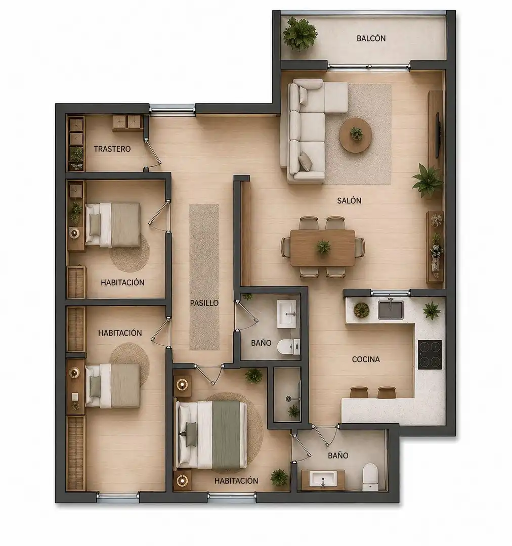 Flat for sale in Sabadell  with Heating and Balcony