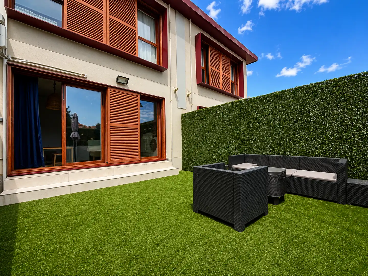 Terraza de Casa adosada en venta en Villaviciosa de Odón con Aire acondicionado, Calefacción y Jardín privado