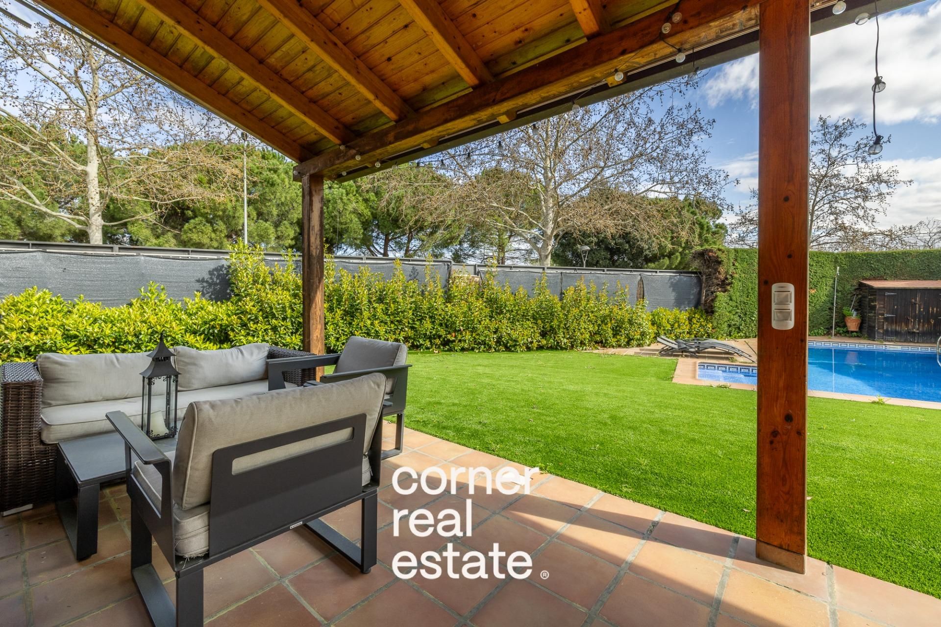 Jardín de Casa o chalet en venta en Sant Cugat del Vallès con Aire acondicionado, Calefacción y Jardín privado