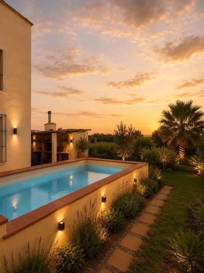 Swimming pool of Country homes for sale in Alzira  with Private garden, Terrace and Swimming Pool