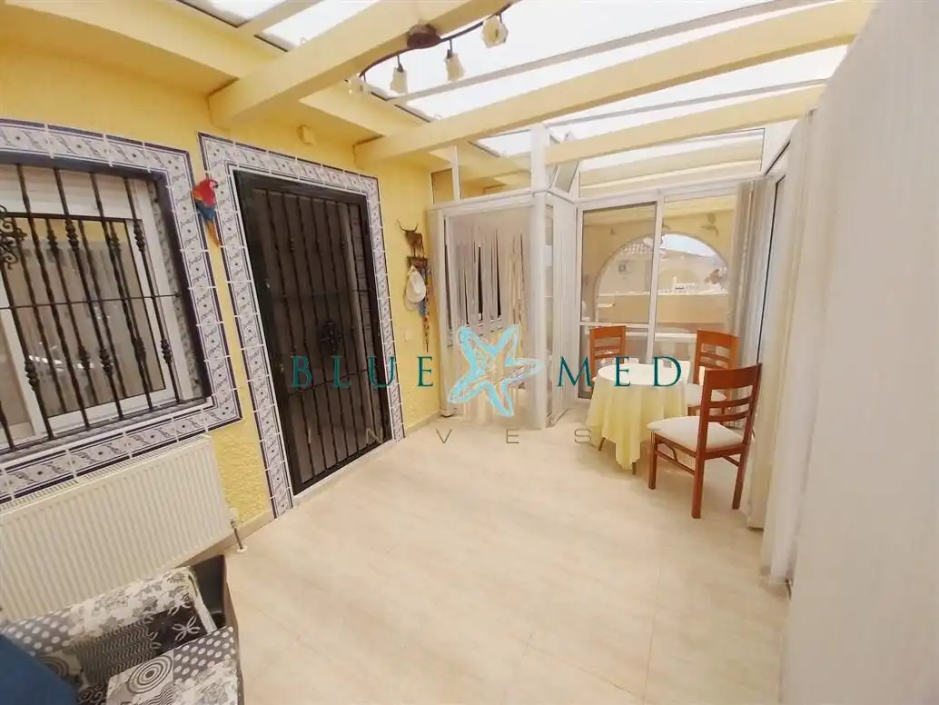 Terrassa de Casa o xalet en venda en Mazarrón amb Aire condicionat, Calefacció i Jardí privat