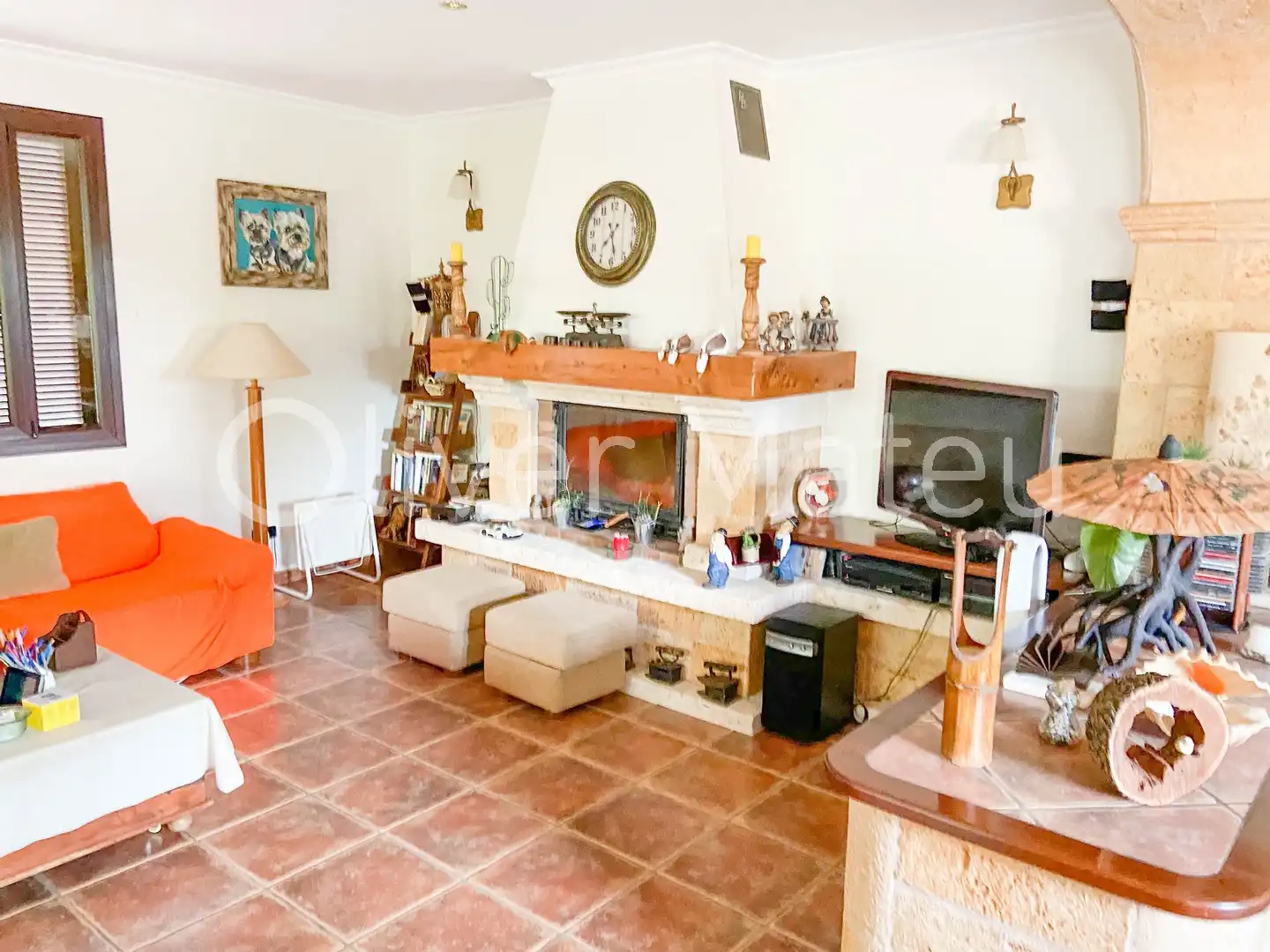 Wohnzimmer von Haus oder Chalet zum Verkauf in Campos mit Klimaanlage, Heizung und Privatgarten