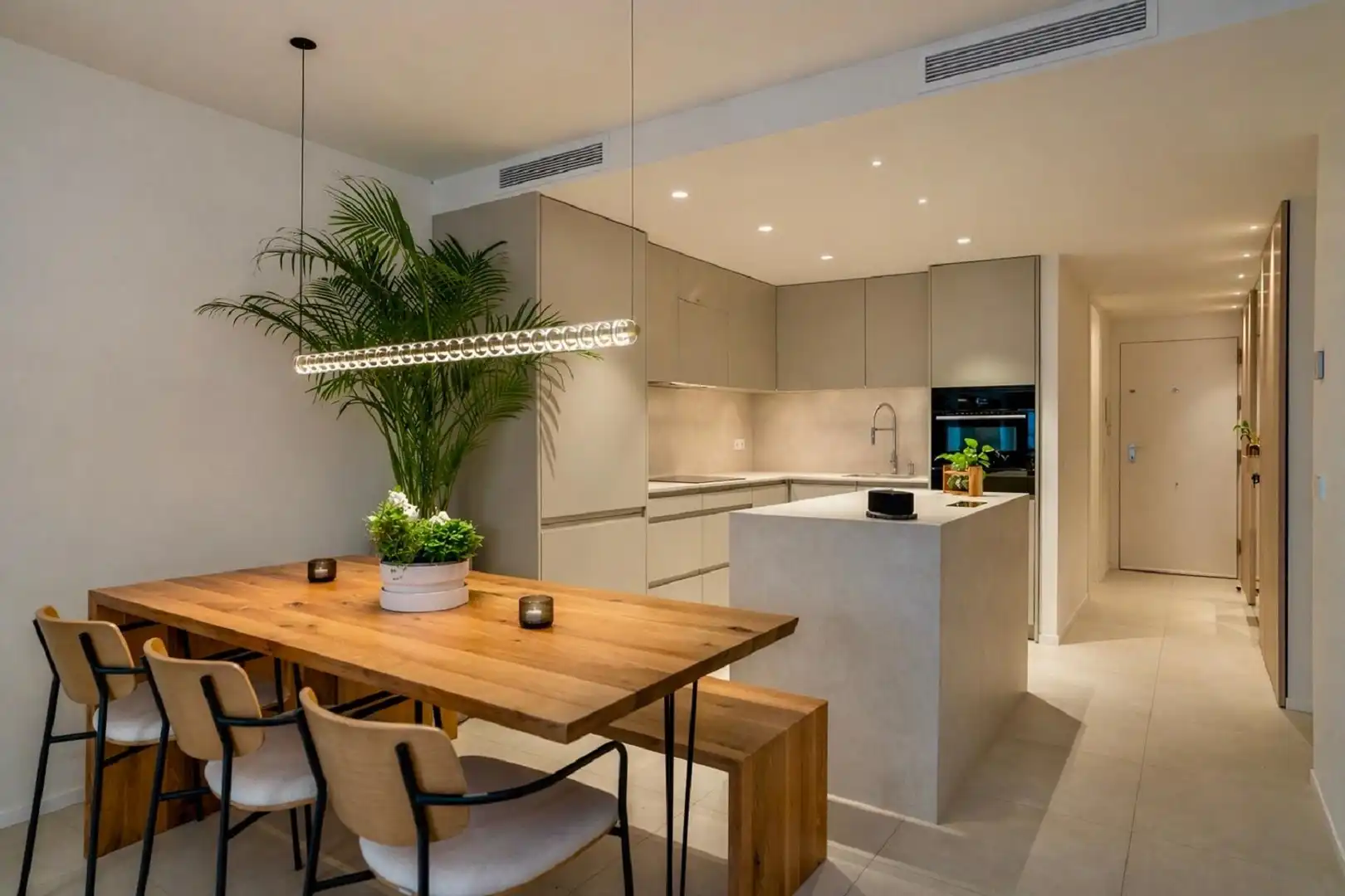 Kitchen of Flat for sale in Benalmádena  with Air Conditioner, Terrace and Storage room