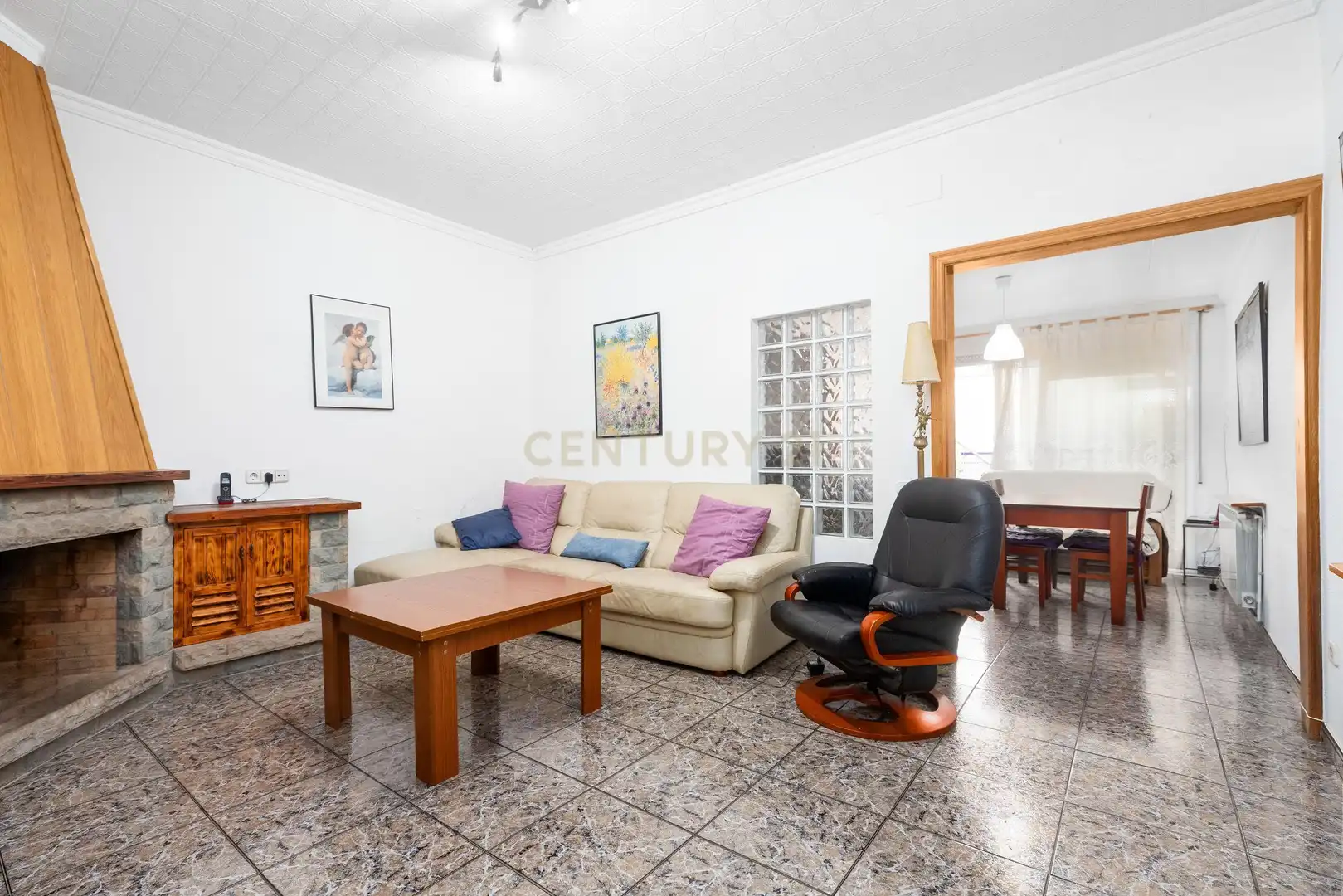 Sala d'estar de Casa o xalet en venda en Sabadell