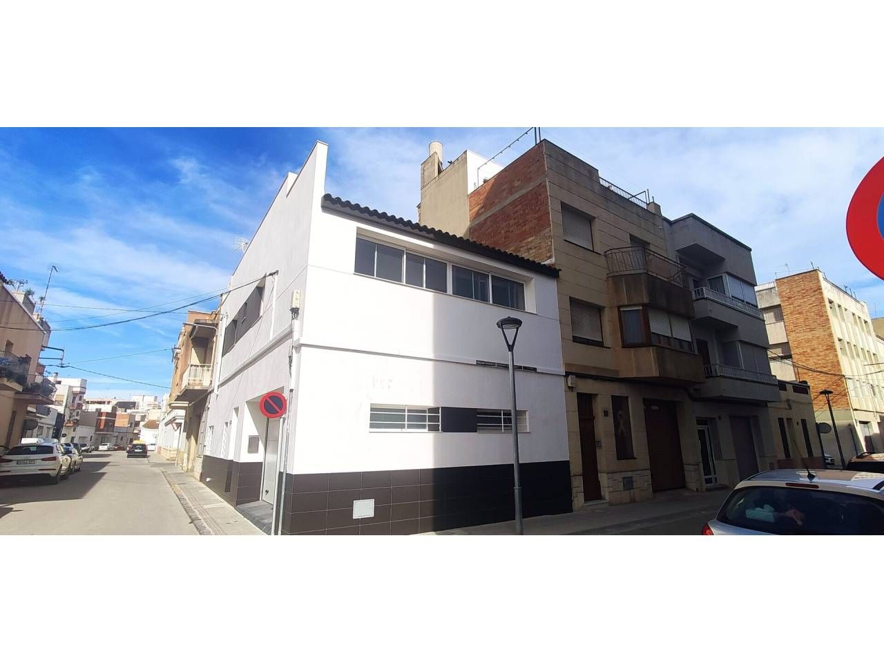 Exterior view of Single-family semi-detached for sale in Amposta  with Air Conditioner, Heating and Terrace