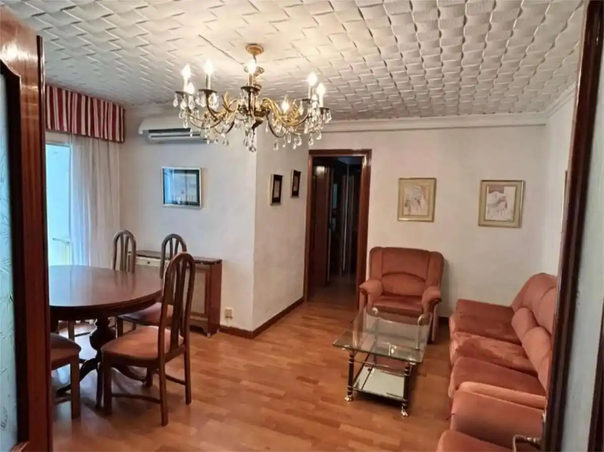 Sala de estar de Piso en venta en Móstoles con Terraza