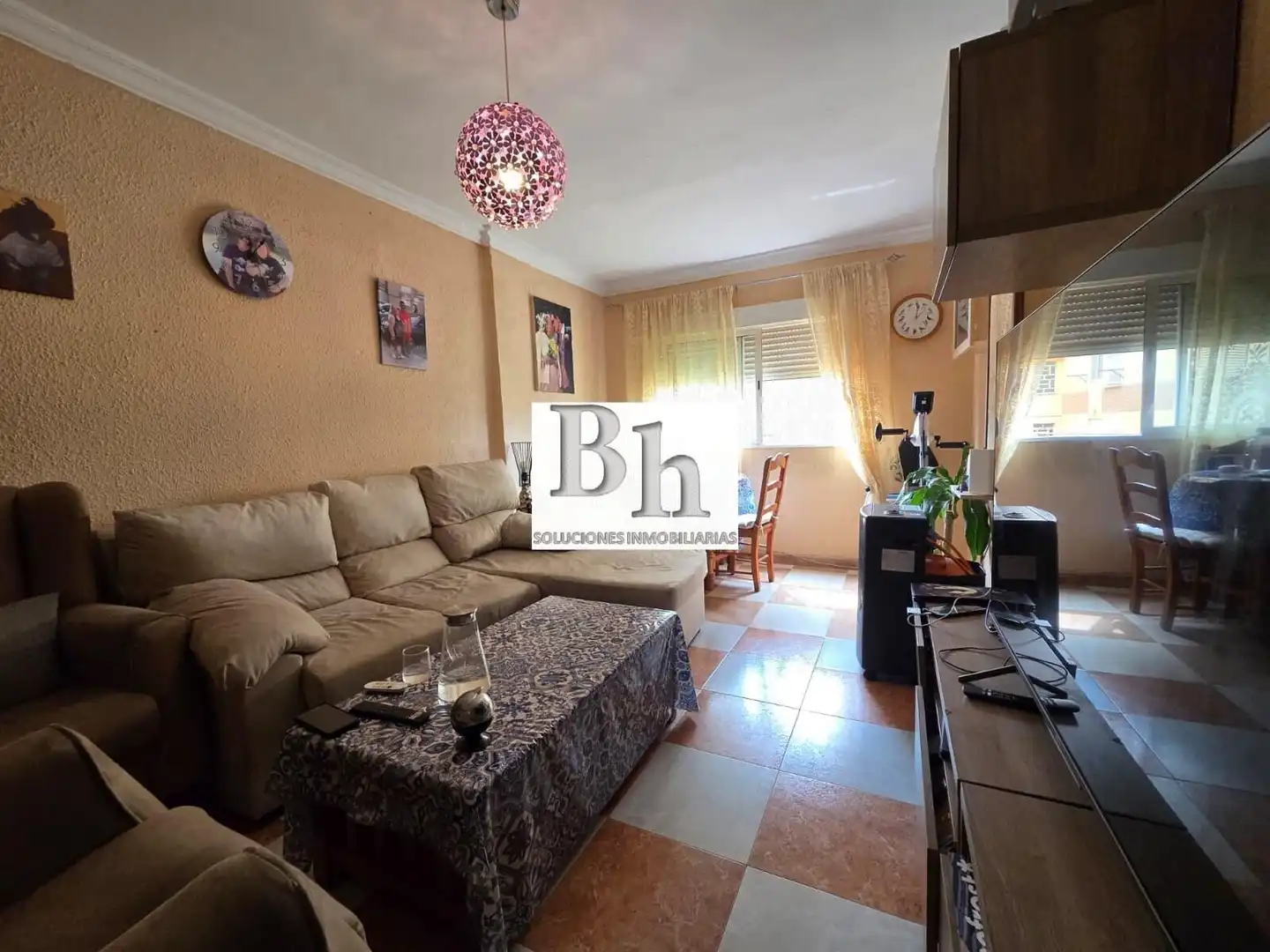 Wohnzimmer von Wohnung zum Verkauf in Málaga mit Privatgarten