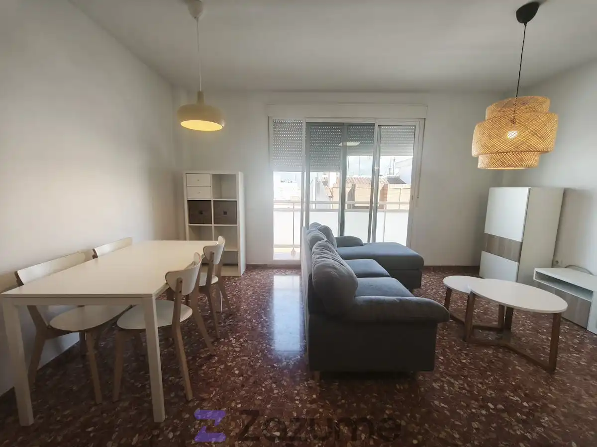 Sala d'estar de Pis de lloguer en Benifaió amb Terrassa, Traster i Moblat