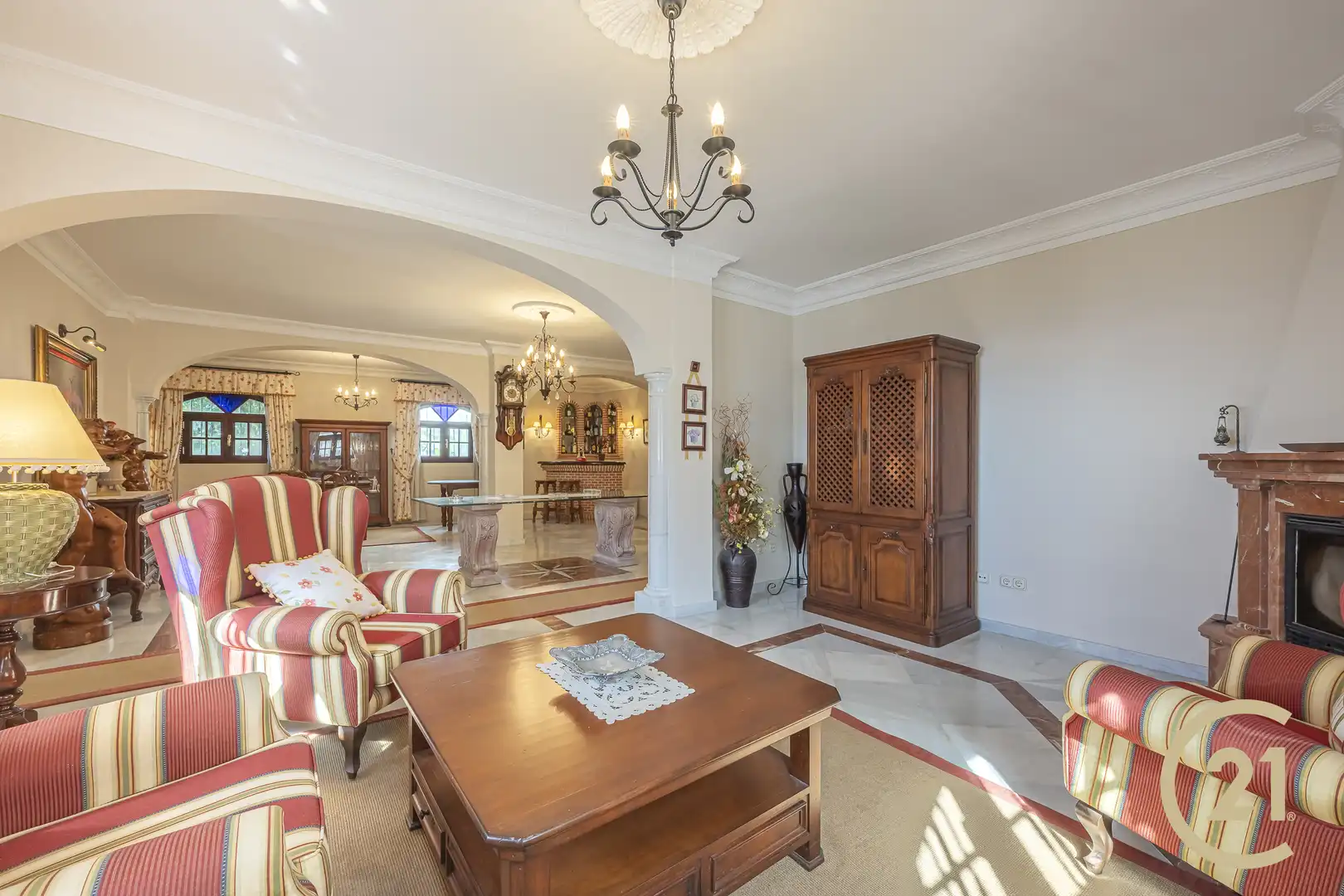 Sala de estar de Casa adosada en venta en Gaucín con Jardín privado, Terraza y Trastero