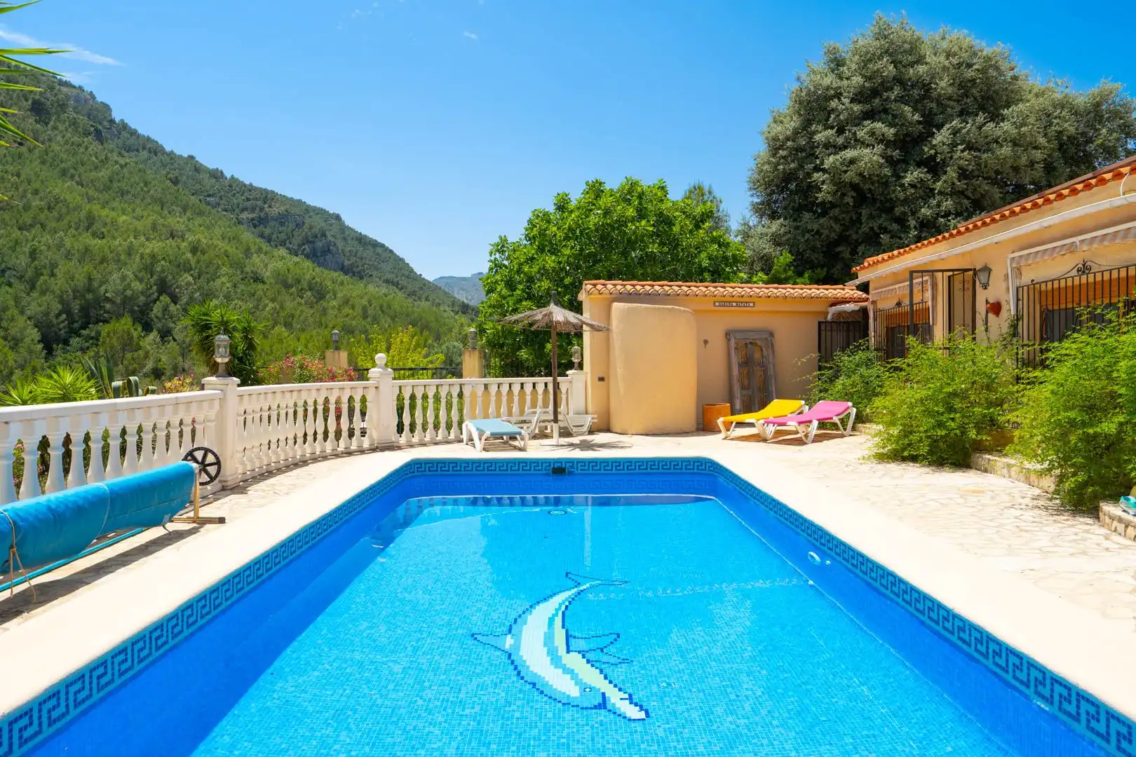 Piscina de Casa o chalet en venta en Castell de Castells con Aire acondicionado, Calefacción y Jardín privado