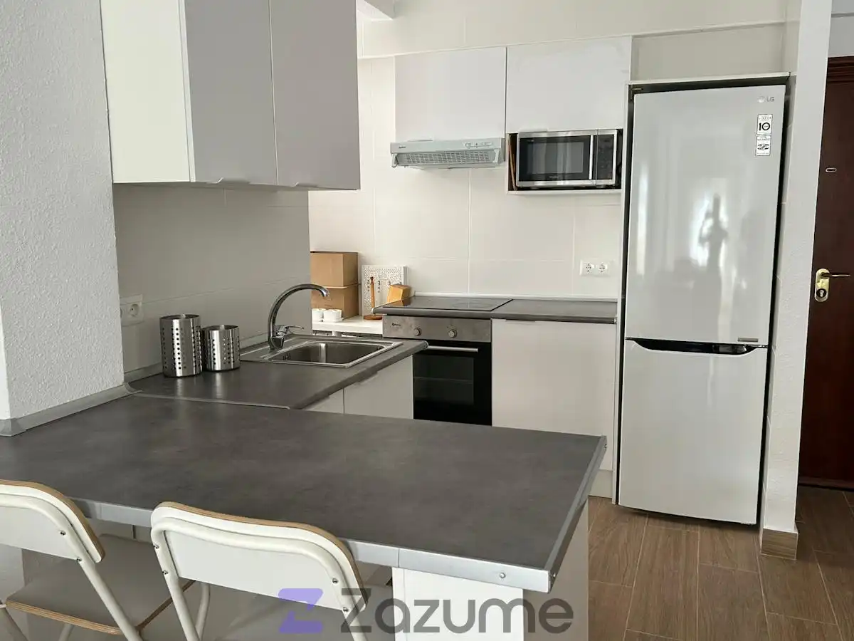 Cocina de Piso de alquiler en Málaga con Aire acondicionado, Calefacción y Parquet