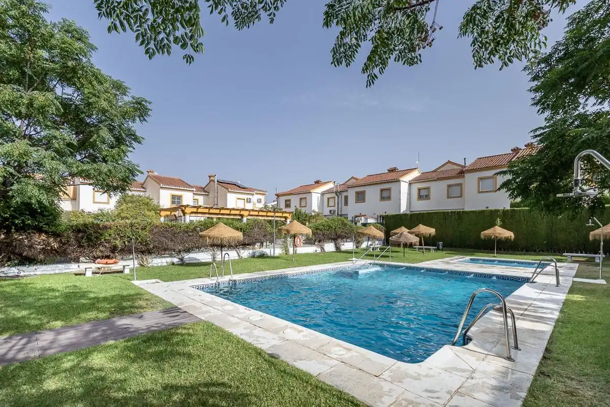 Schwimmbecken von Einfamilien-Reihenhaus zur Miete in Alhendín