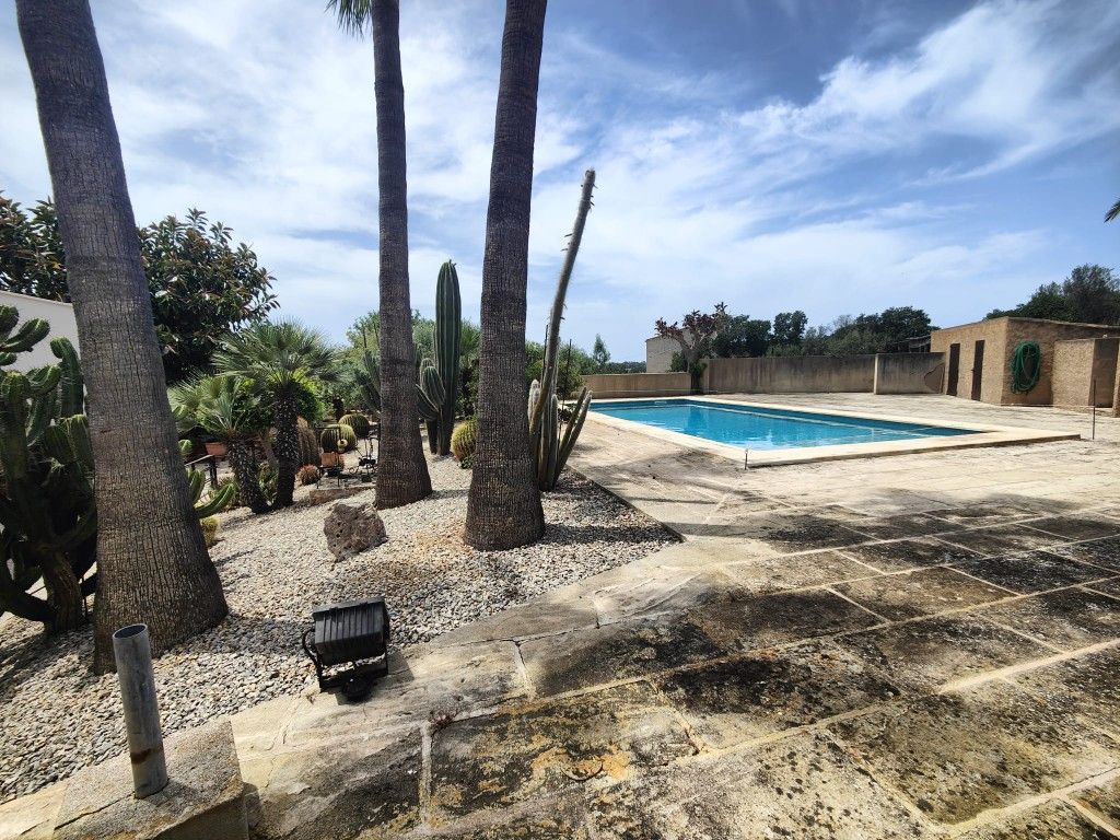 Piscina de Casa o xalet de lloguer en Ses Salines amb Aire condicionat, Calefacció i Jardí privat