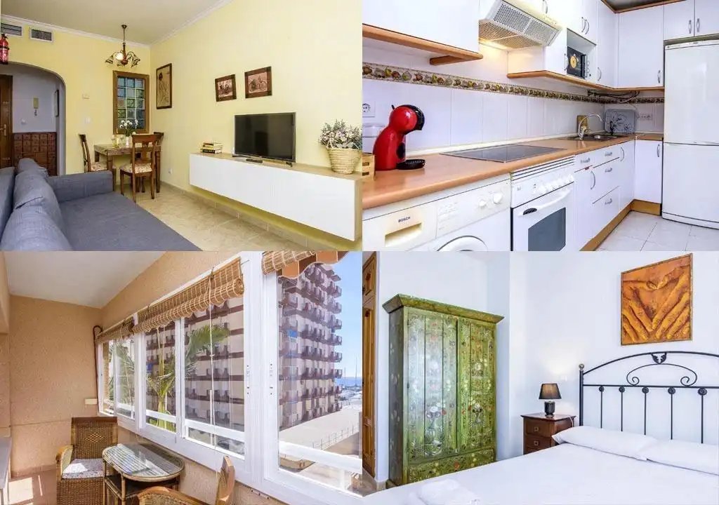 Bedroom of Flat for rent in Águilas  with Air Conditioner, Heating and Private garden