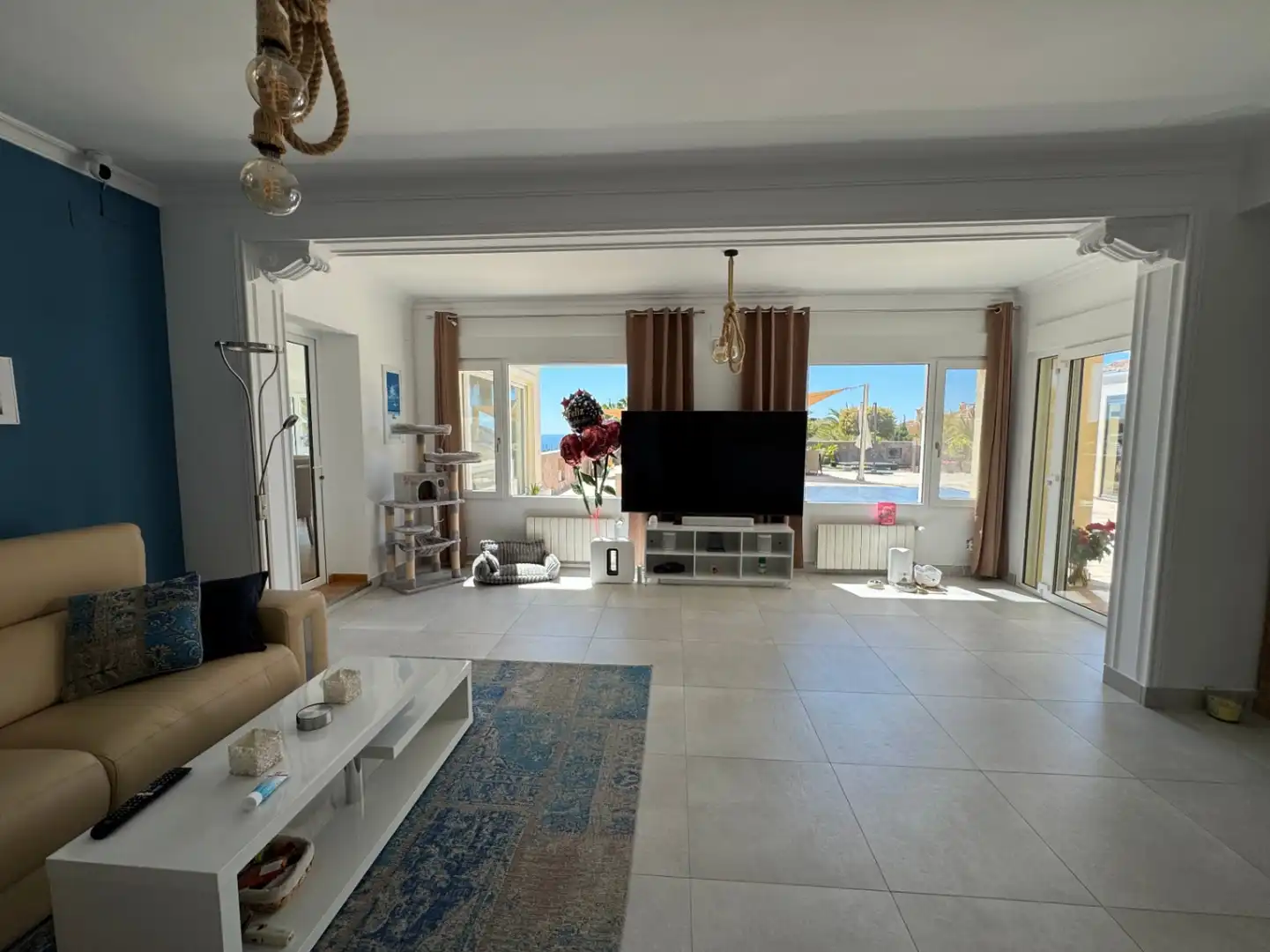 Living room of Houses for sale in Moraira  with Air Conditioner, Heating and Private garden