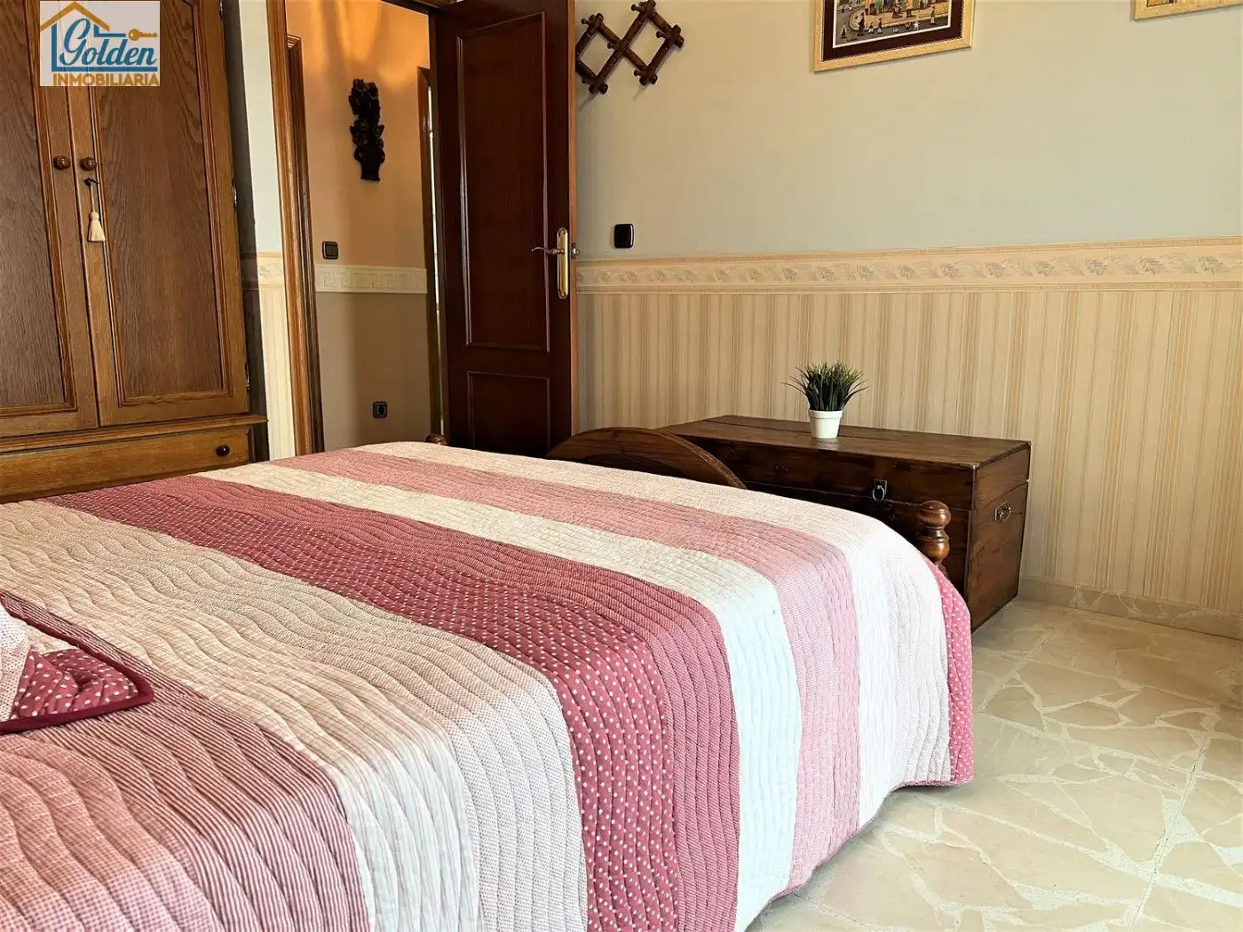 Dormitori de Casa o xalet en venda en Don Benito amb Aire condicionat, Jardí privat i Terrassa