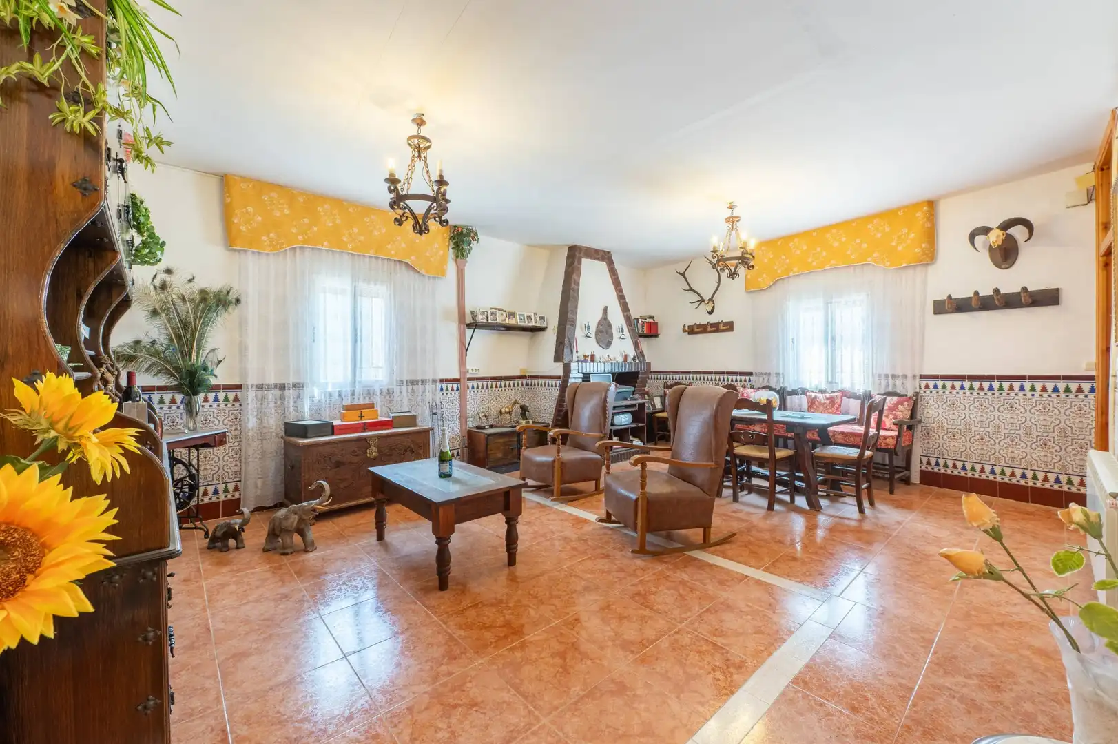 Sala de estar de Casa o chalet en venta en Calzada de Calatrava con Calefacción