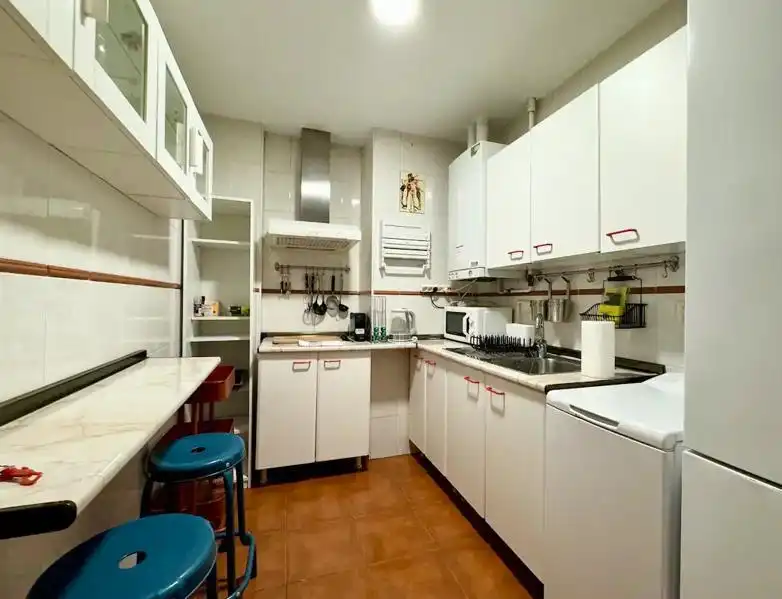 Küche von Wohnung zur Miete in Madrid mit Klimaanlage, Heizung und Möbliert