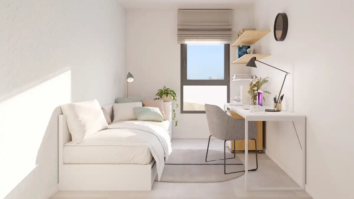 Habitación de Apartamento en venta en Mijas con Aire acondicionado, Terraza y Trastero
