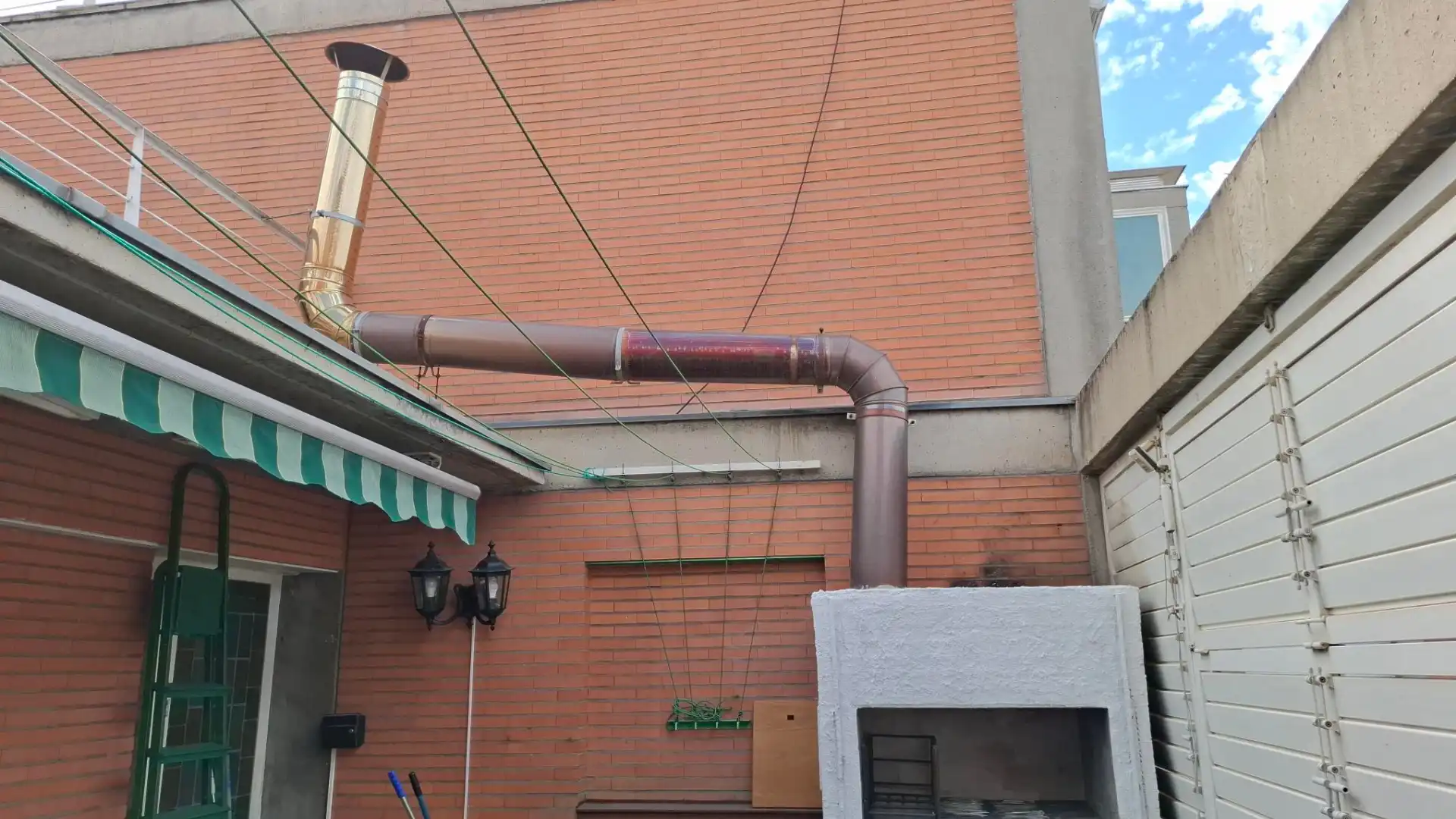 Terrasse von Dachboden zum Verkauf in Madrid mit Klimaanlage, Heizung und Parkett