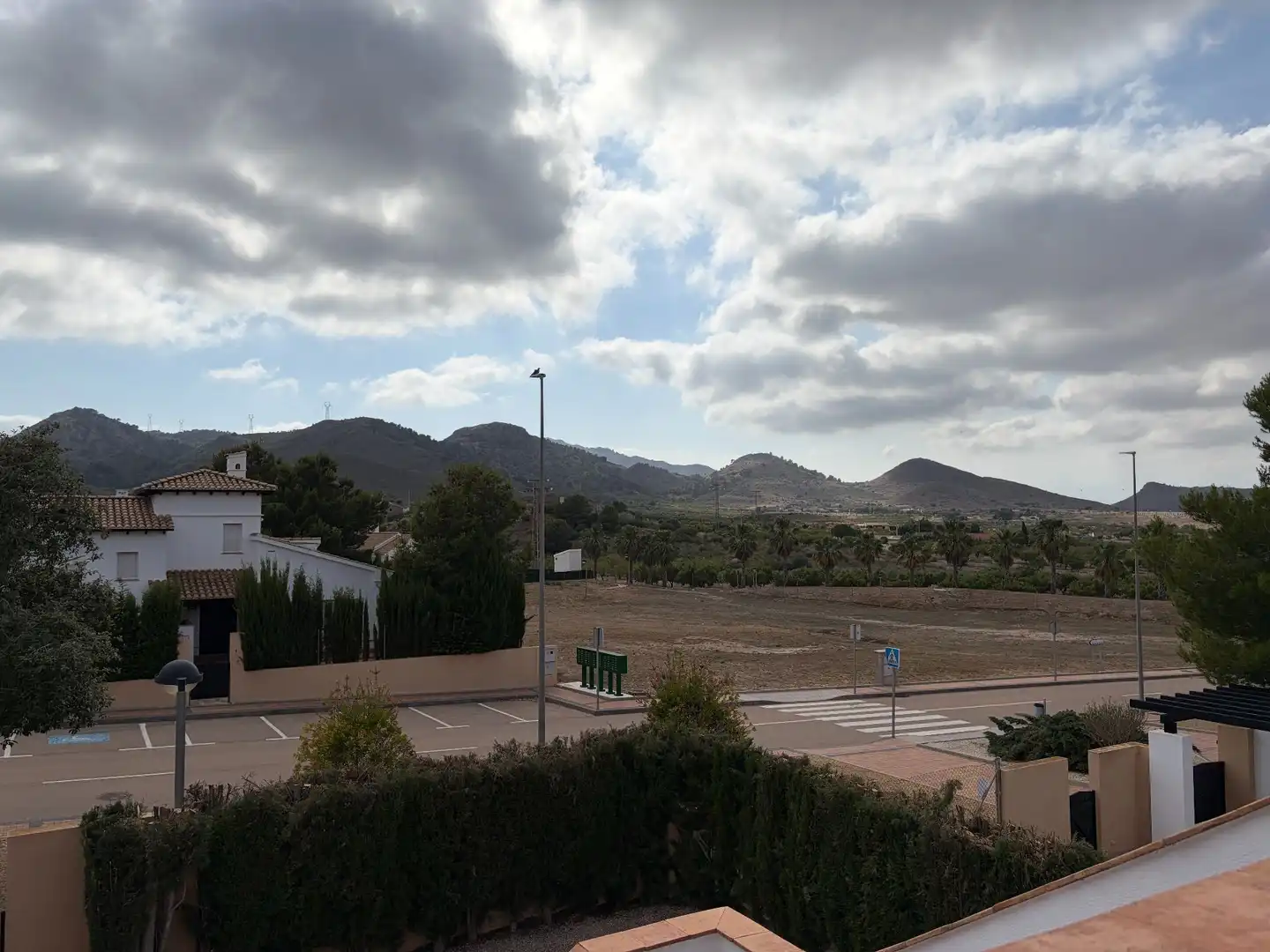 Vista exterior de Casa o chalet en venta en Fuente Álamo de Murcia con Aire acondicionado, Jardín privado y Terraza