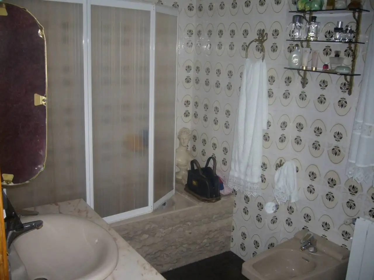 Baño de Casa adosada en venta en Banyeres de Mariola con Calefacción y Terraza