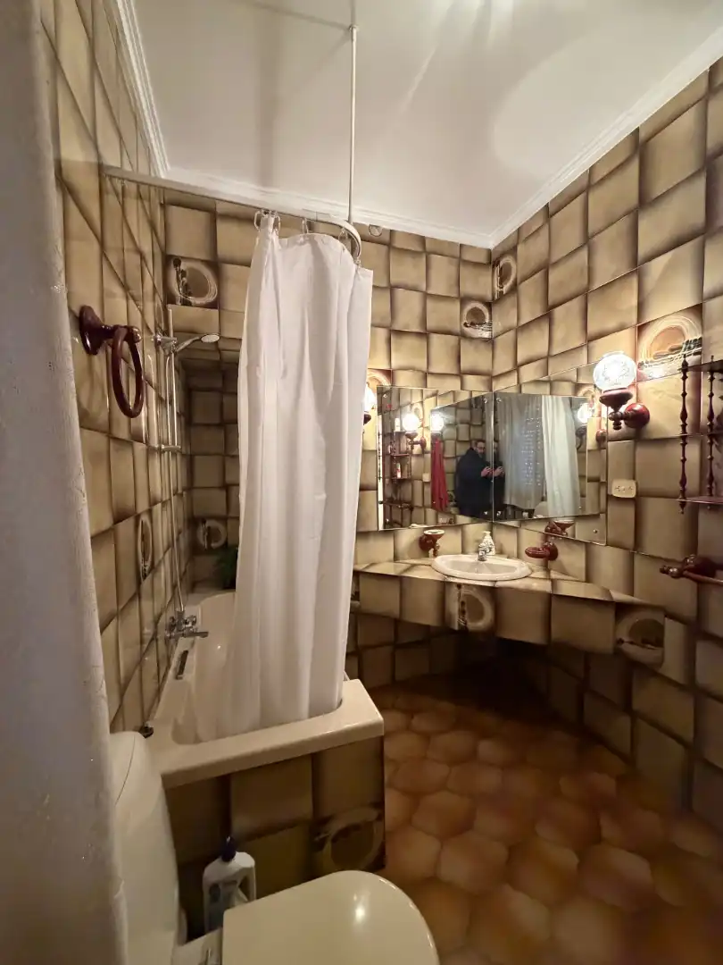 Bany de Casa adosada en venda en Villamuriel de Cerrato amb Calefacció, Jardí privat i Terrassa