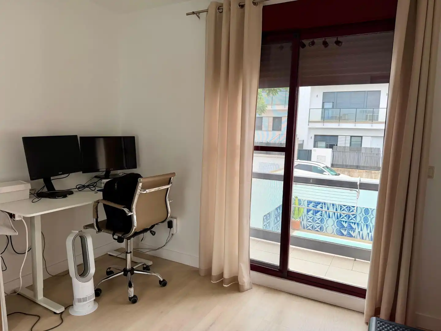 Balcony of Detached homes for sale in Algeciras  with Air Conditioner, Heating and Swimming Pool
