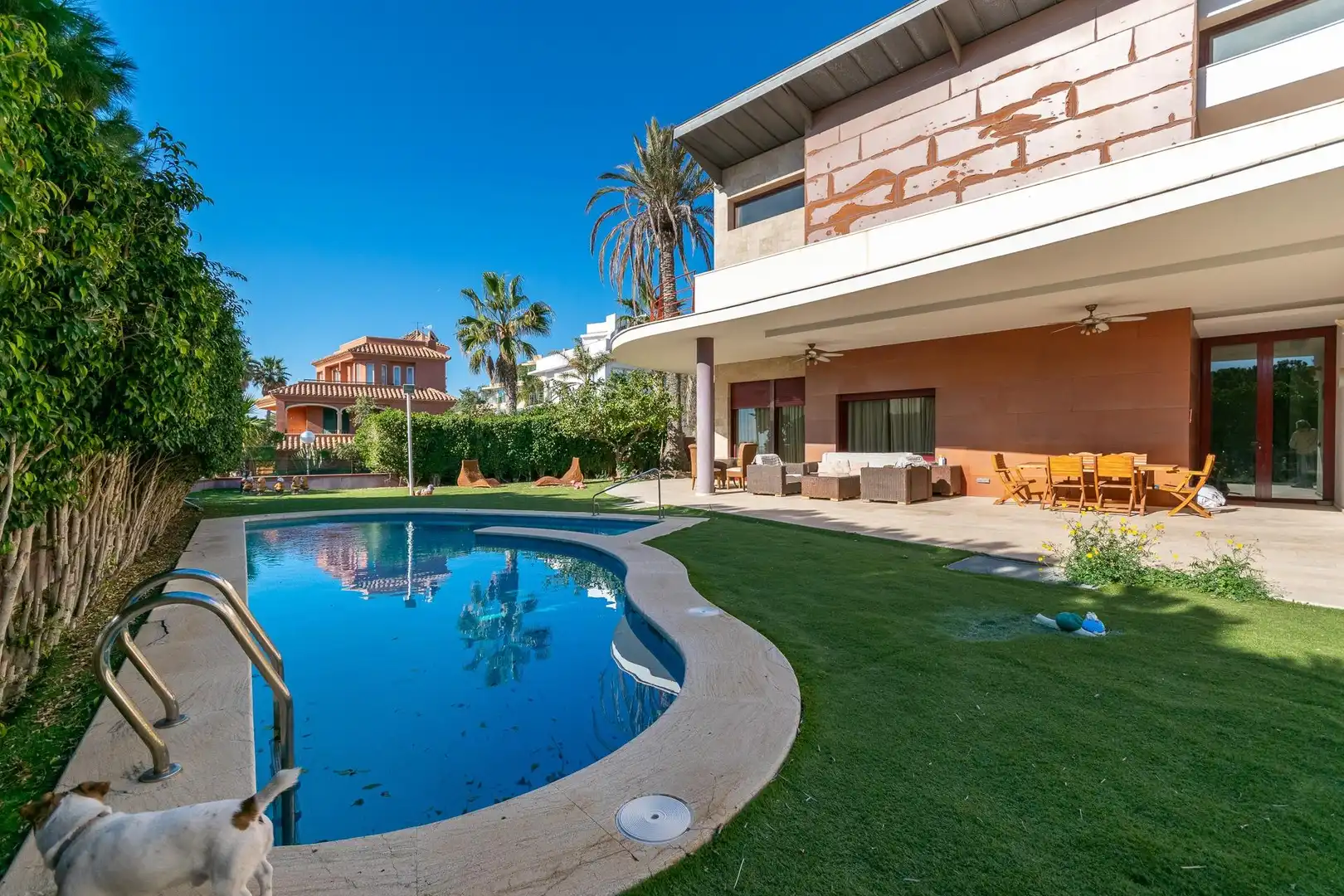 Piscina de Casa o chalet en venta en Alicante / Alacant con Aire acondicionado, Calefacción y Jardín privado