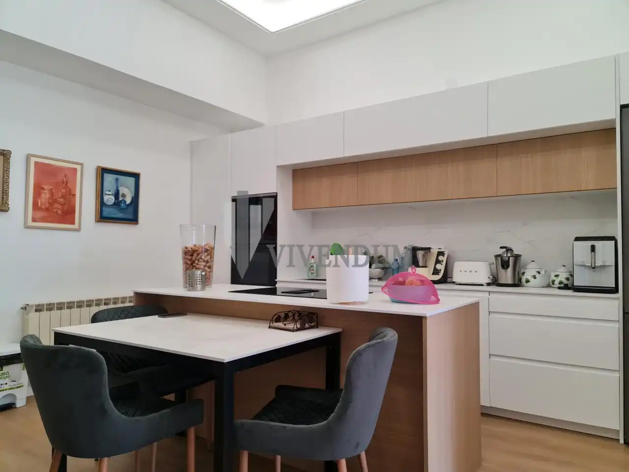 Cuina de Apartament de lloguer en A Guarda   amb Calefacció, Terrassa i Traster