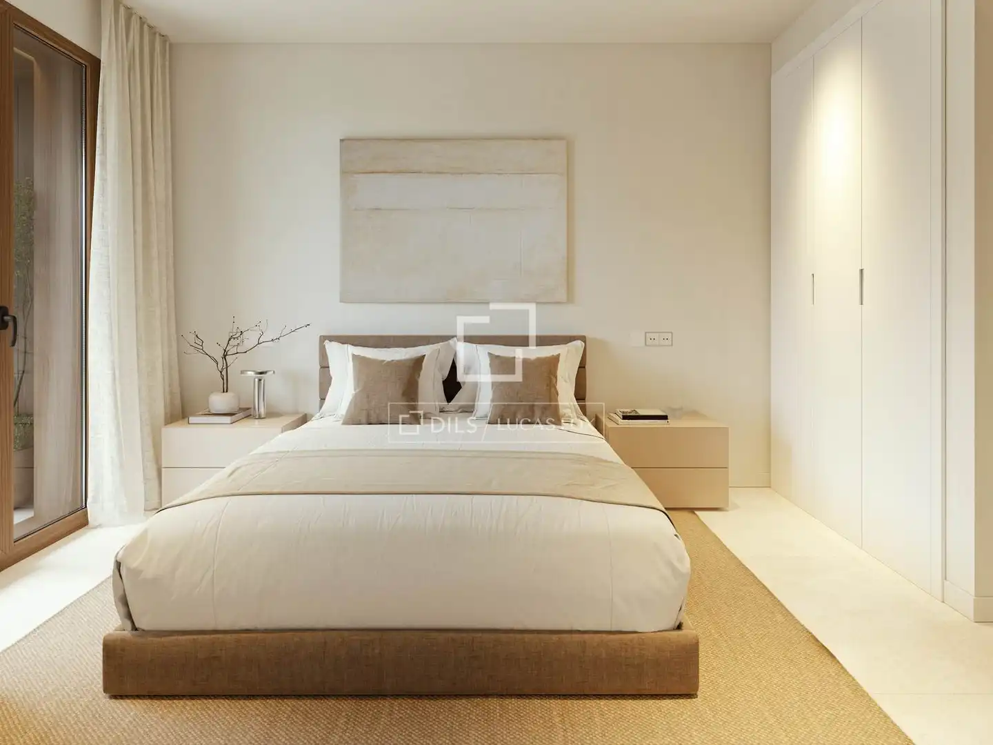 Bedroom of Flat for sale in Benicasim / Benicàssim  with Air Conditioner, Private garden and Terrace