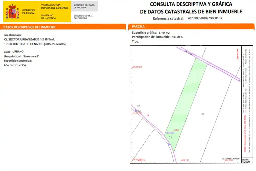 Terreny rústic en venda a Tórtola de Henares, imagen 4
