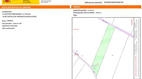 SE VENDE SOLAR RÚSTICO EN TÓRTOLA DE HENARES, (GUADALAJARA), imatge 4