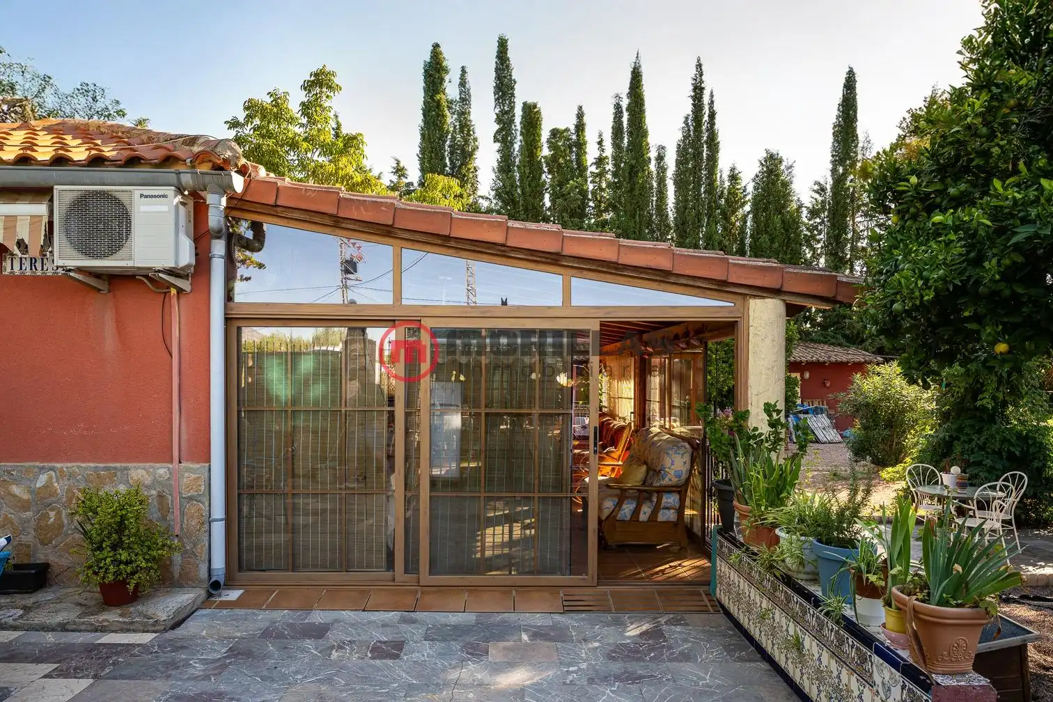 Exterior view of Houses for sale in Caravaca de la Cruz  with Air Conditioner, Terrace and Swimming Pool