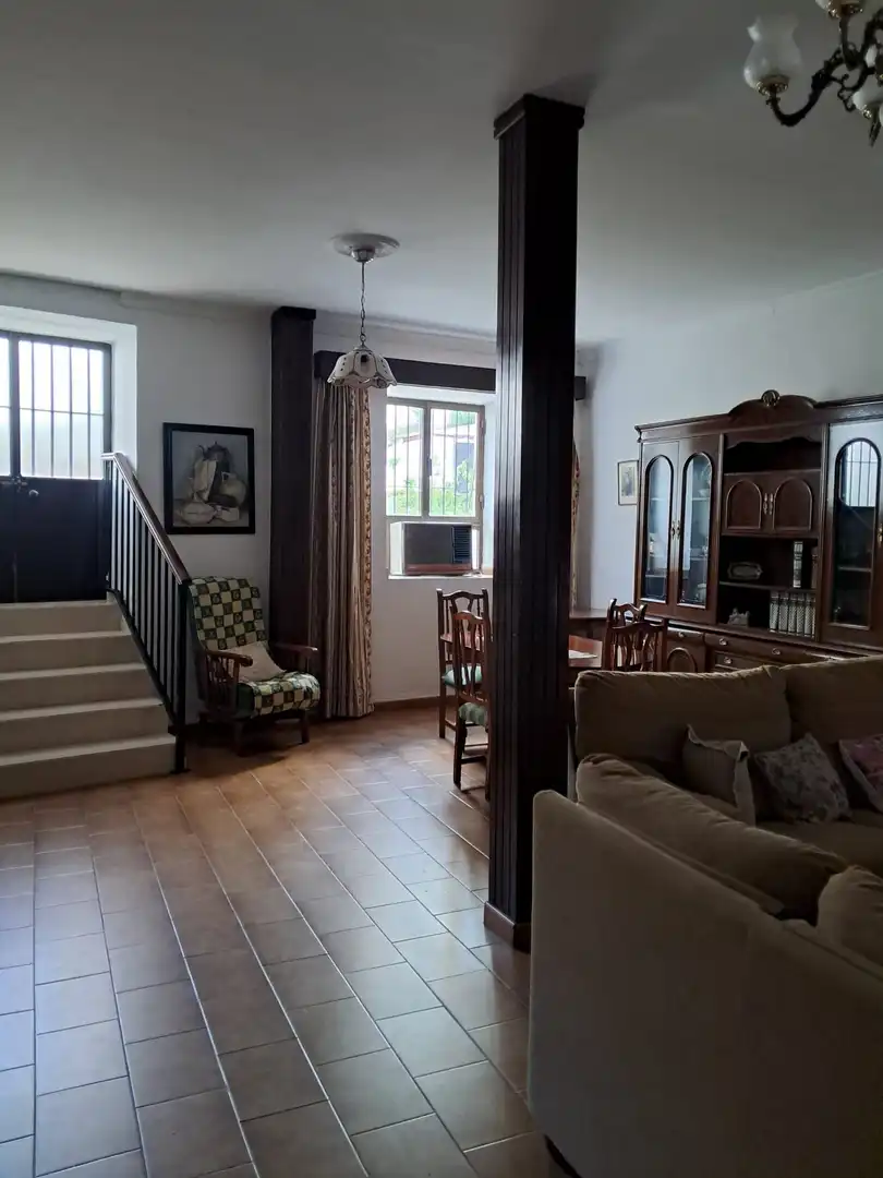 Sala d'estar de Casa adosada en venda en Bornos amb Aire condicionat i Piscina