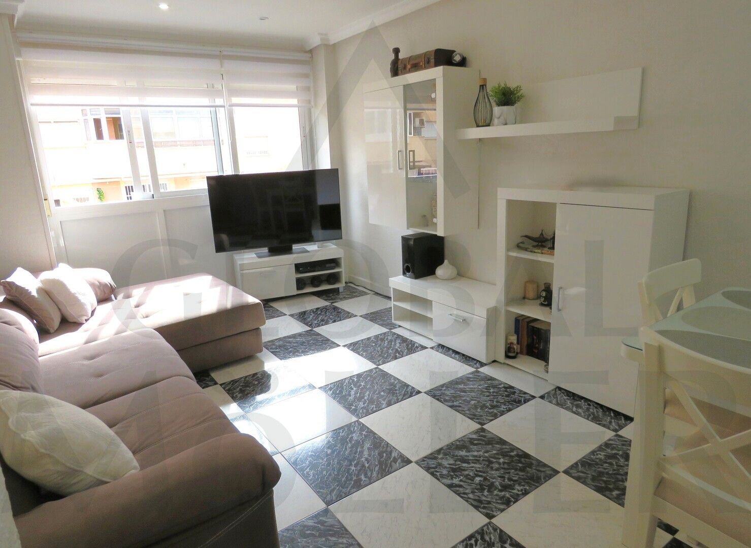Living room of Flat for sale in Cartagena  with Air Conditioner, Heating and Furnished